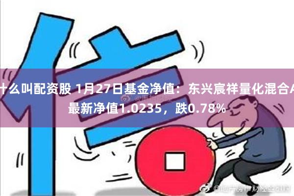 什么叫配资股 1月27日基金净值：东兴宸祥量化混合A最新净值1.0235，跌0.78%